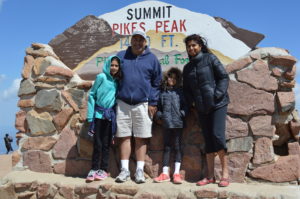 Family Photo at Pikes Peak