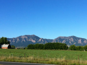 View from Douglass Elementary in East Boulder